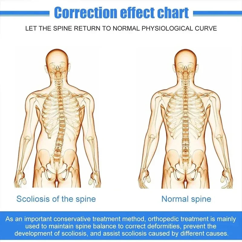 Fixed Aluminum Spinal Straightener Brace