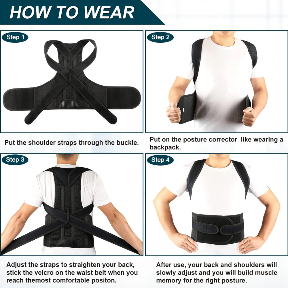 Universal Adjustable Posture Straightener
